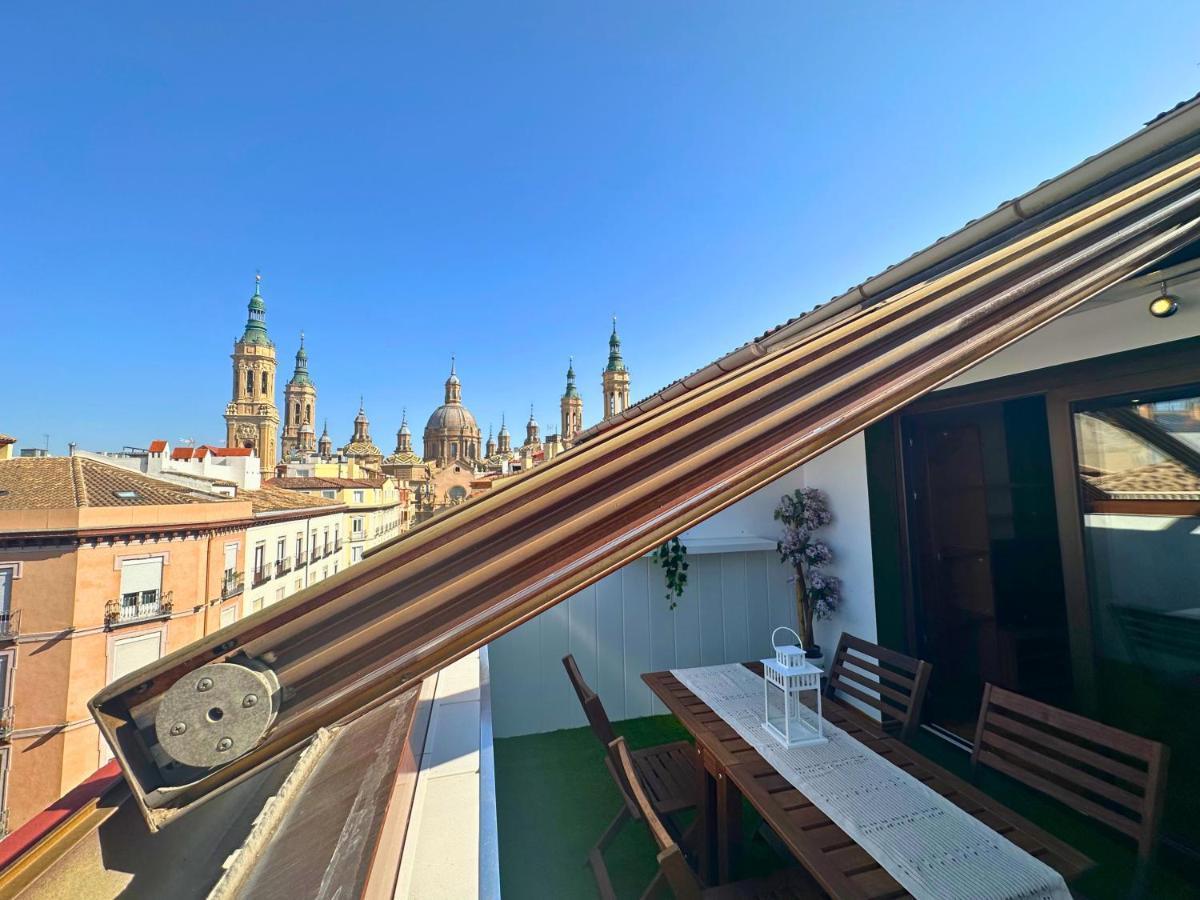 Dos Torres Atico - Solarium Privado En Calle Alfonso I 사라고사 외부 사진